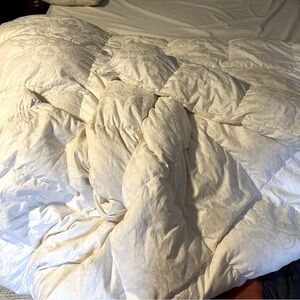 King sized down comforter